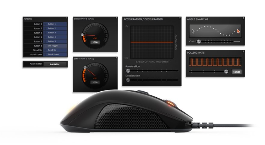 Chuột máy tính SteelSeries Rival 110 Matte Black-62466