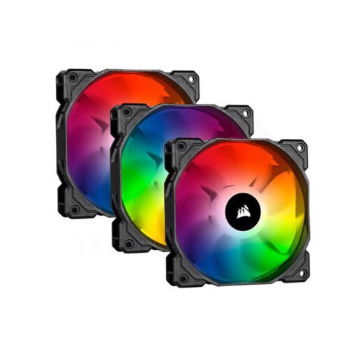 Bộ 3 tản nhiệt Corsair SP120 RGB ELITE kèm dây Node Core