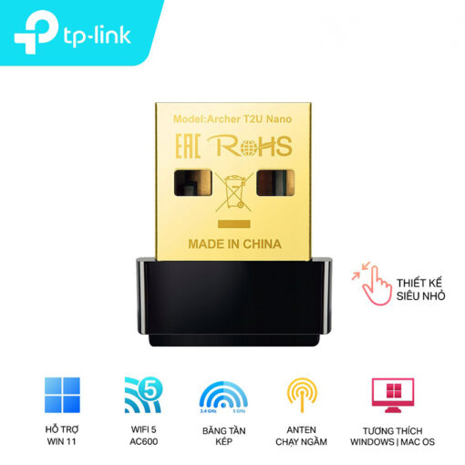 USB Wifi TP-Link Archer T2U Nano