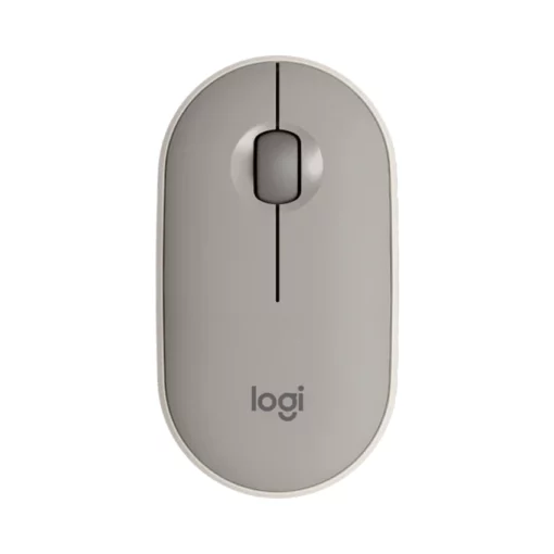 Chuột không dây Logitech Pebble M350 Sữa hạnh nhân