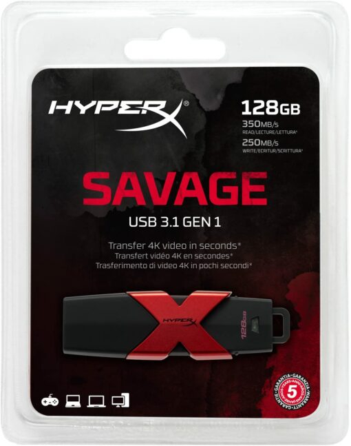 USB Kingston HX Savage USB 3.1/3.0 350MB/s R, 250MB/s W - Ảnh 3