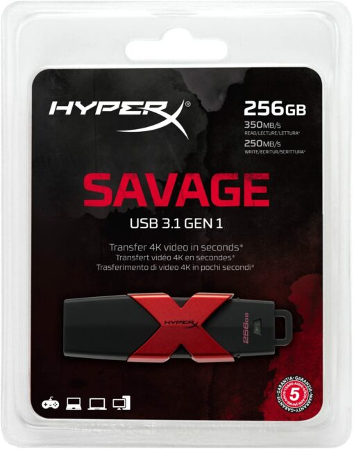 USB Kingston HX Savage USB 3.1/3.0 350MB/s R, 250MB/s W - Ảnh 8