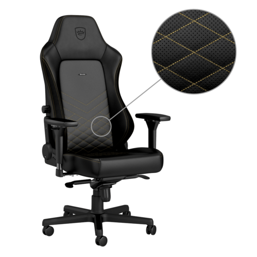 Ghế Gaming Noblechair HERO PU Series Black Gold