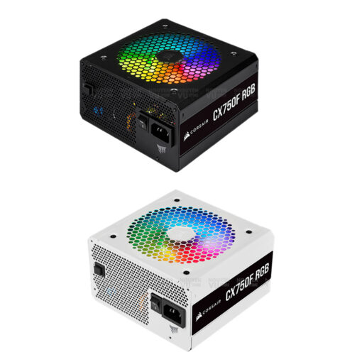Nguồn máy tính Corsair CX750F RGB Black Plus Brozen - Full Modul