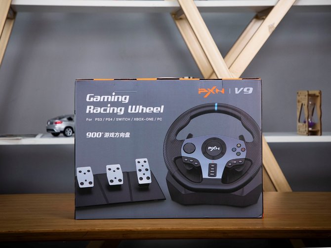 Vô lăng chơi game PXN V9 Gaming Racing Wheel