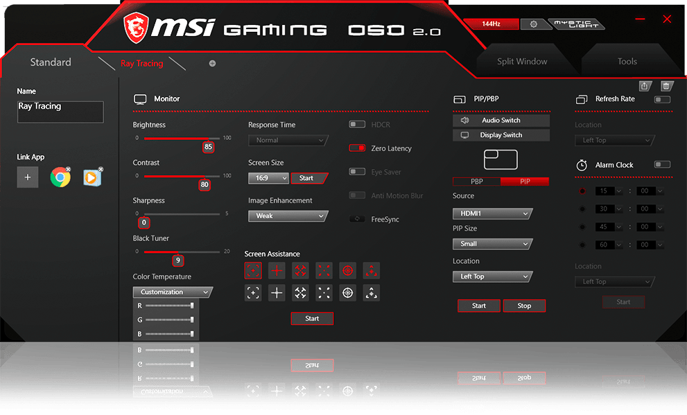 MSI Optix MAG274 Dễ dàng thay đổi cài đặt