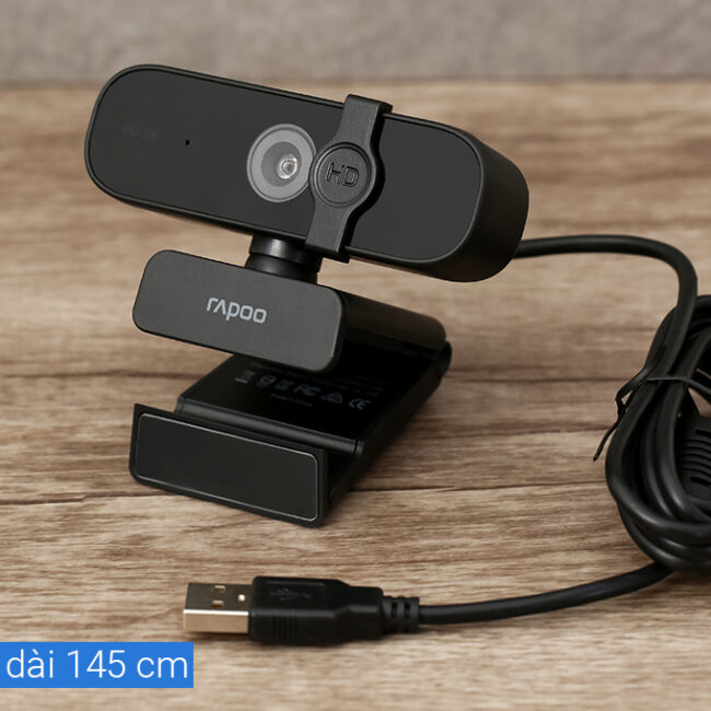 Webcam Rapoo C280 UHD 1440p Nguyễn Vũ Store Chính hãng giá rẻ