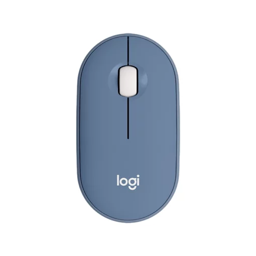 Chuột không dây Logitech Pebble M350 Blueberry