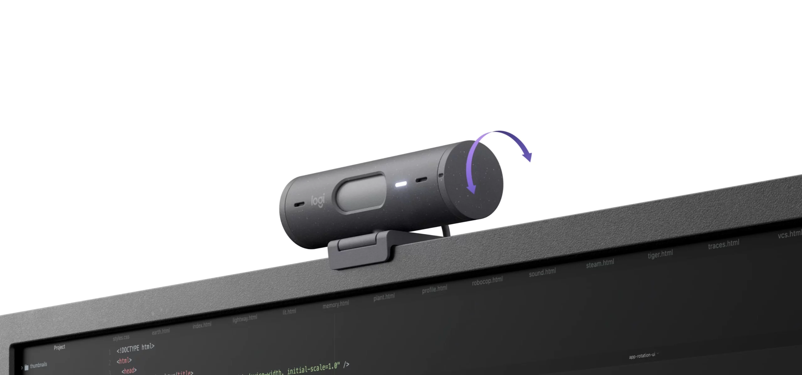 Webcam Logitech BRIO 500 Xám/Trắng/Hồng