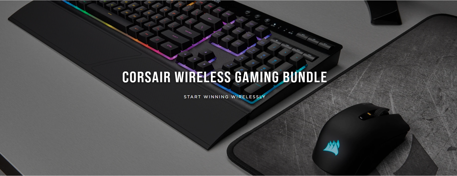 Bộ Phím Chuột không dây Corsair K57 RGB và Harpoon RGB