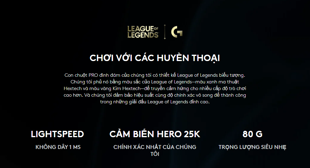 Logitech PRO WIRELESS League of Legends