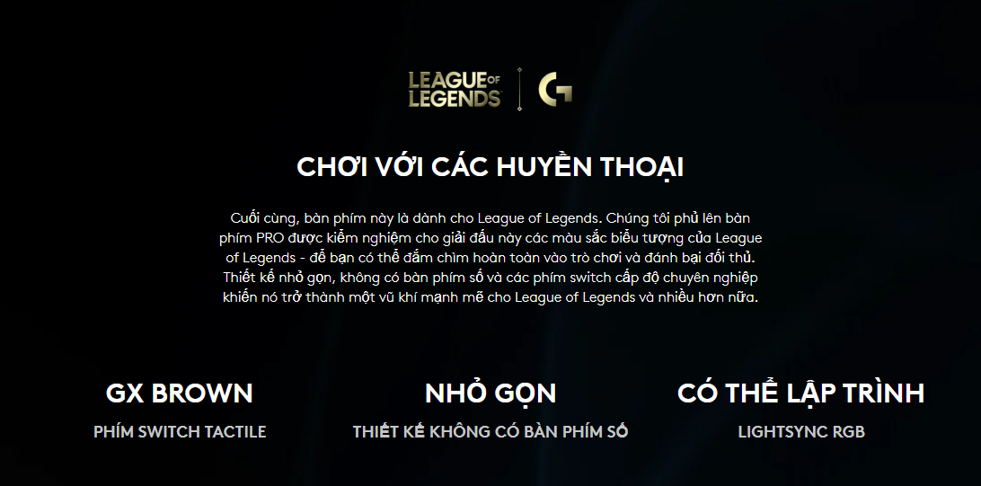 Logitech G PRO League of Legends