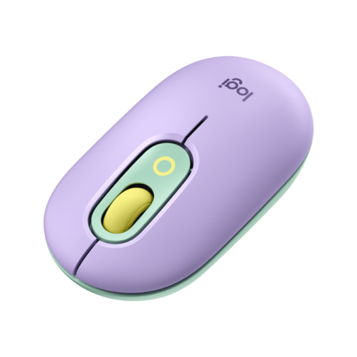 Logitech POP Mouse with Emoji Tím