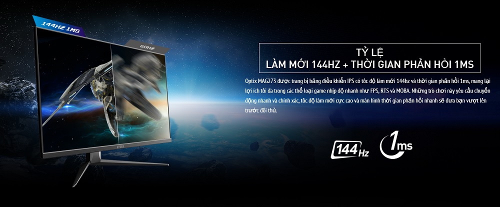 Màn Hình MSI Optix MAG273 144Hz 