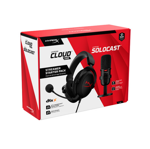 Combo HyperX Stream (Cloud Core - HyperX Solocast) giá rẻ