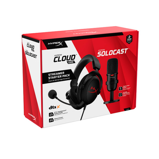 Combo HyperX Stream (Cloud Core - HyperX Solocast) giá rẻ