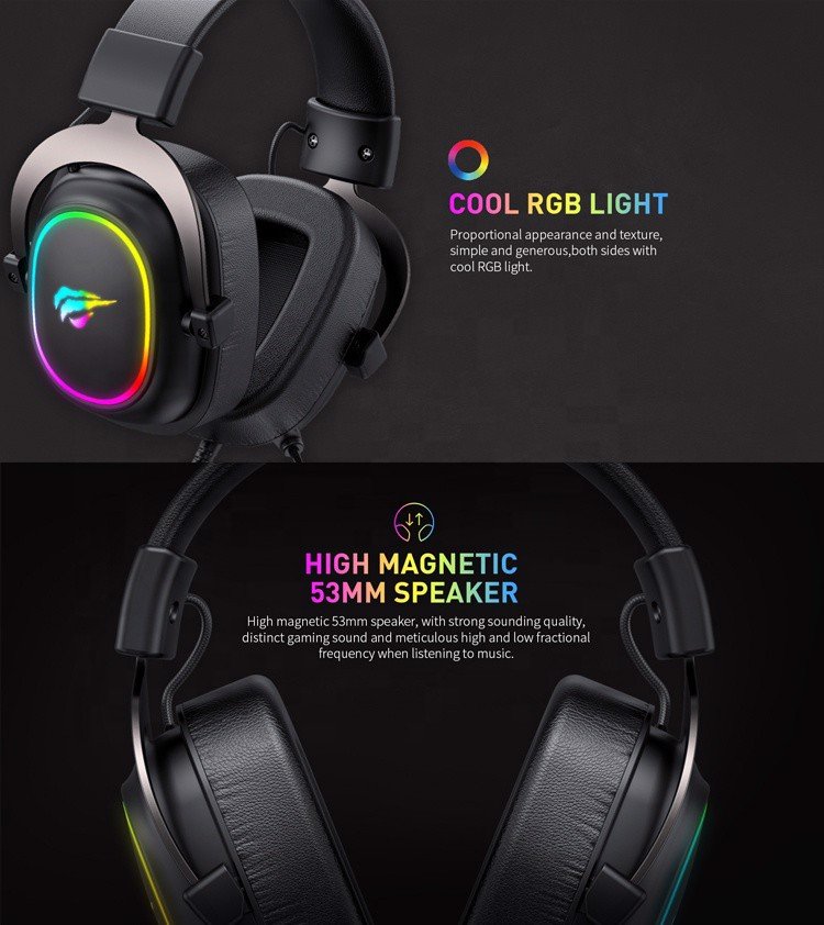 Tai nghe Gaming Havit H2002P RGB USB 7.1