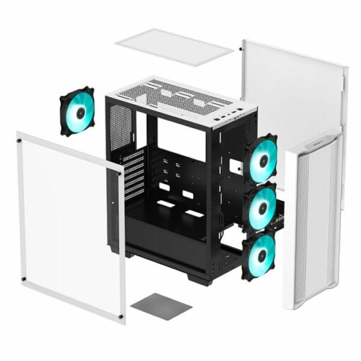 Case máy tính DEEPCOOL CC560 ATX Trắng Chính hãng