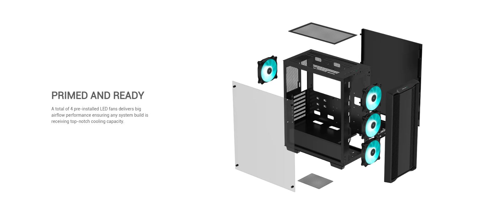 Case máy tính DEEPCOOL CC560 Chính hãng