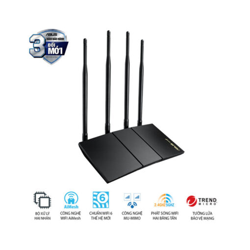 Bộ phát wifi Asus RT-AX1800HP Chính hãng