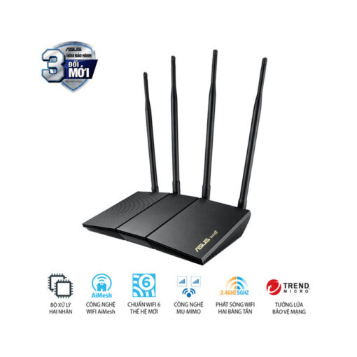 Bộ phát wifi Asus RT-AX1800HP Chính hãng