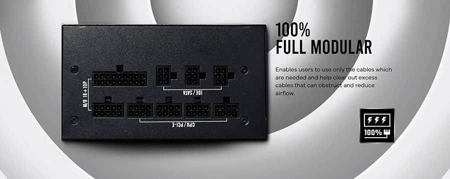 Nguồn máy tính Antec NeoECO NE750G M - 750W 80 Plus Gold Chính hãng