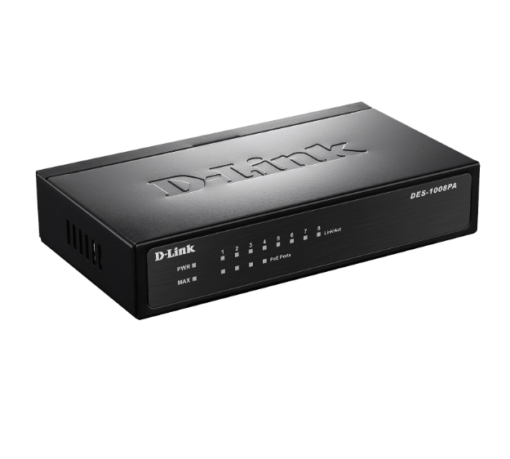 Thiết bị chia mạng D-link DES-1008PA POE Nguyễn Vũ Store Chính hãng