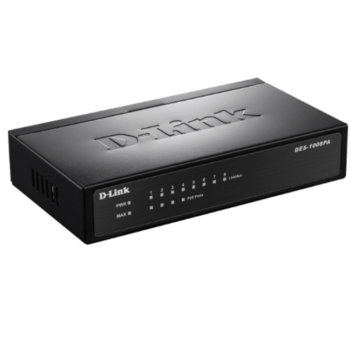 Thiết bị chia mạng D-link DES-1008PA POE Nguyễn Vũ Store Chính hãng