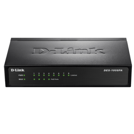 Thiết bị chia mạng D-link DES-1008PA POE Nguyễn Vũ Store Chính hãng