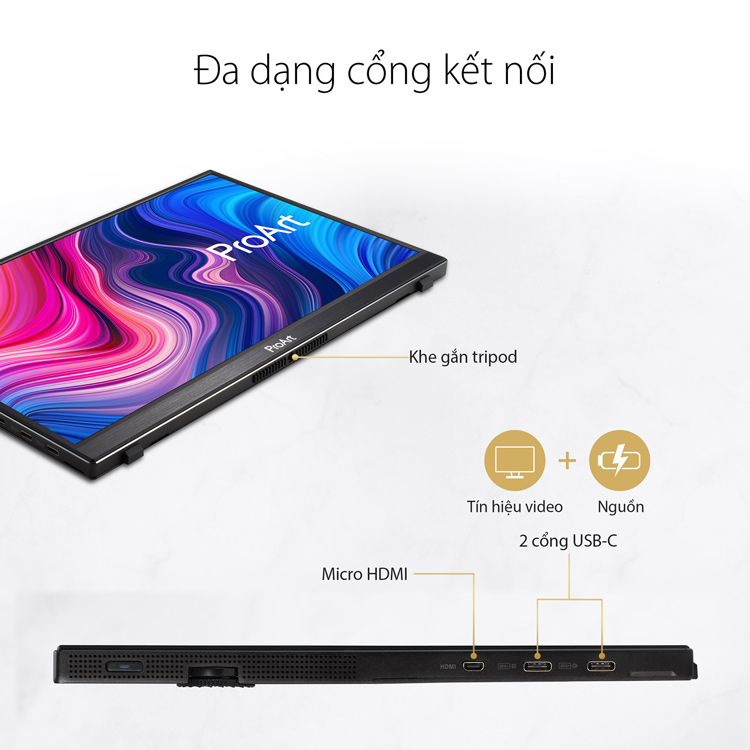 Màn hình cảm ứng di động Asus ProArt PA148CTV chính hãng