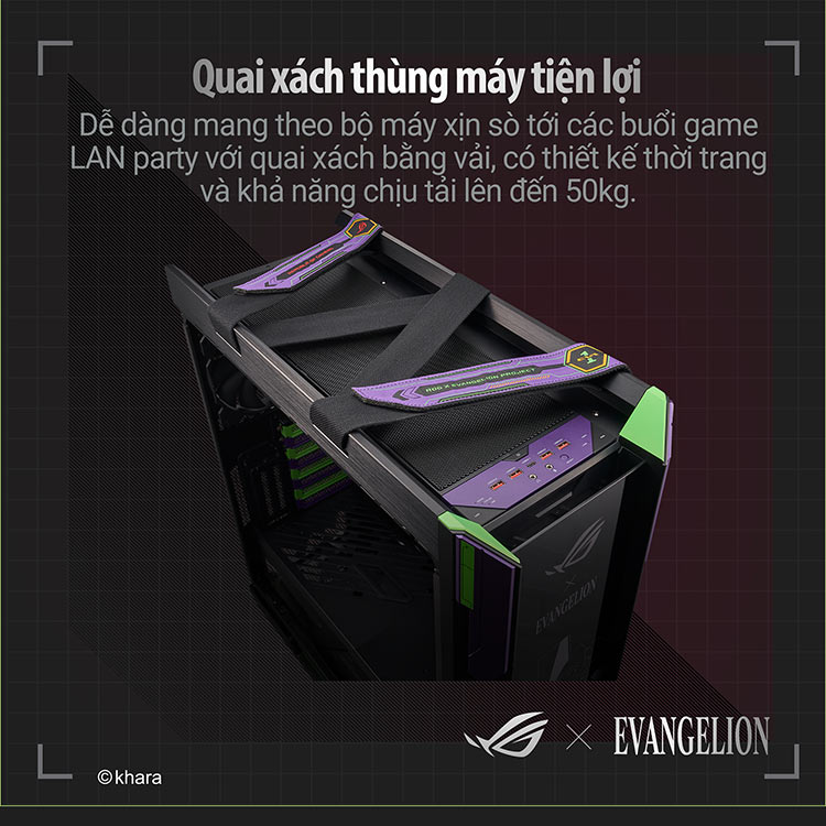 Vỏ Case Asus ROG Strix Helios EVA Edition | Nguyễn Vũ Store