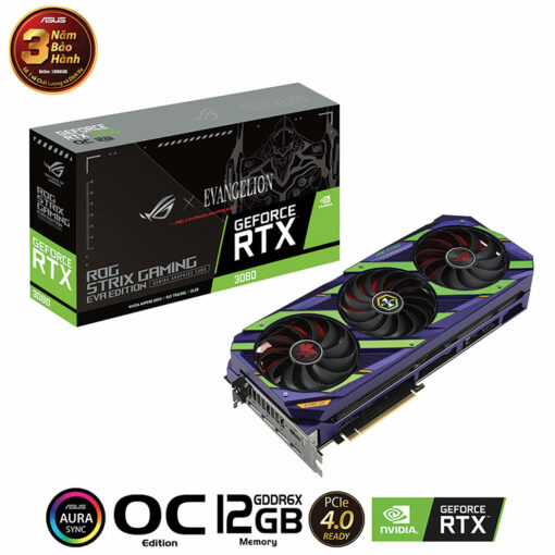 Card màn hình Asus ROG Strix RTX 3080 Eva Edition Chính hãng