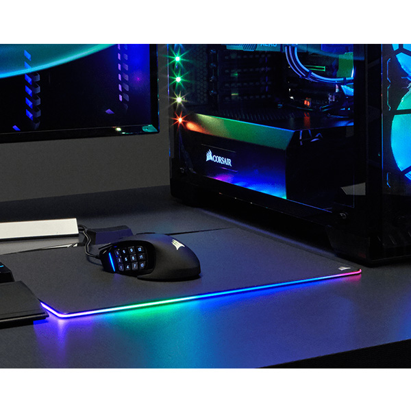 Bàn di chuột Corsair MM800 POLARIS RGB Cloth Edition Chính hãng