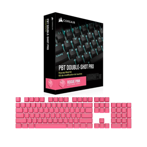 Corsair Keycap PBT Double-Shot PRO TBD Pink Chính hãng