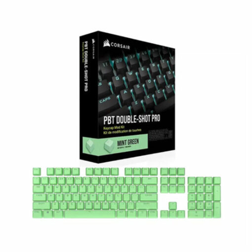 Bộ Corsair keycap PBT doule shot pro tdb mint green chính hãng