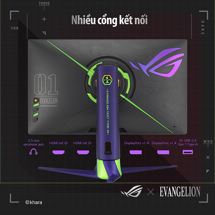 Màn hình gaming Asus ROG Strix XG27AQM EVA Edition chính hãng - giá tốt