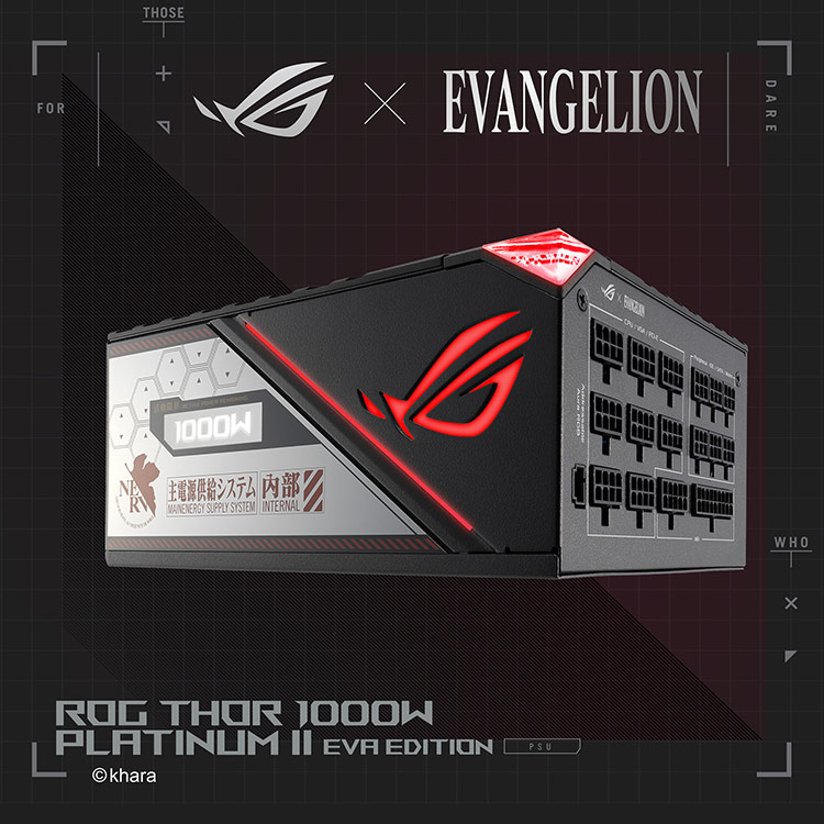 Nguồn Asus Rog Thor 1000W Platinum II Eva Edition Chính hãng