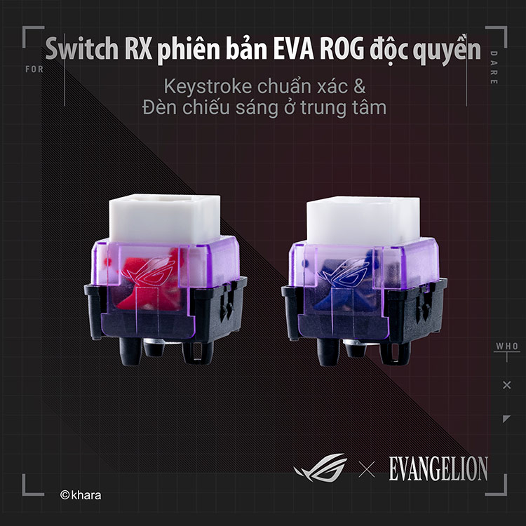 Bàn phím Asus ROG Scope RX EVA Chính hãng