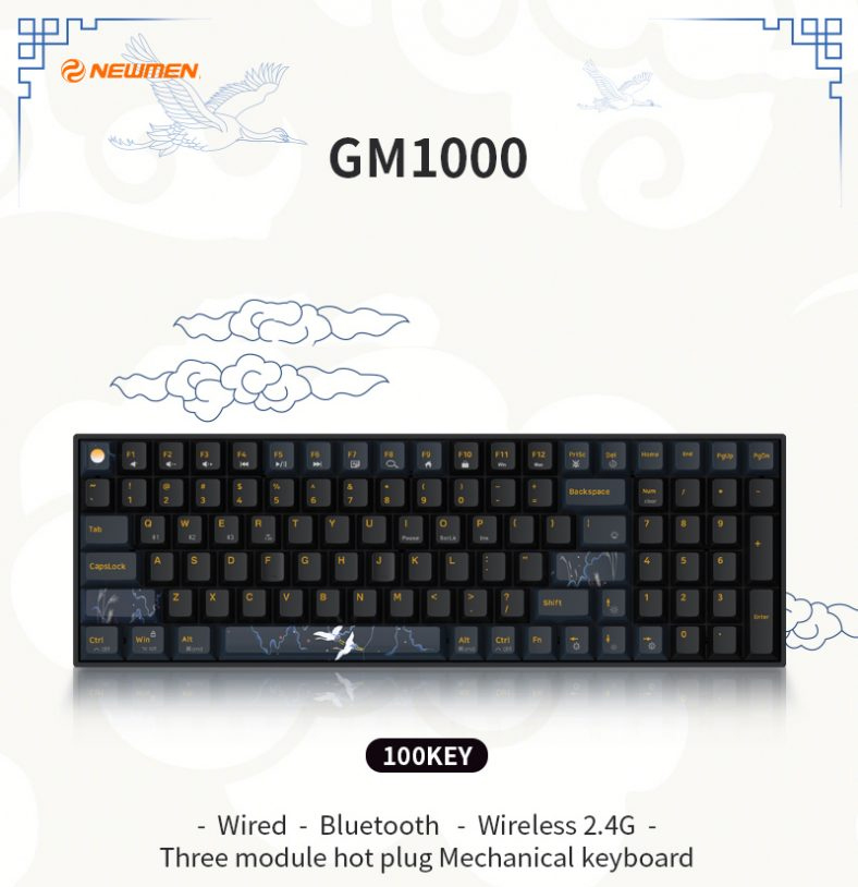 Bàn phím cơ Newmen GM1000 Chính hãng tại Nguyễn Vũ Store