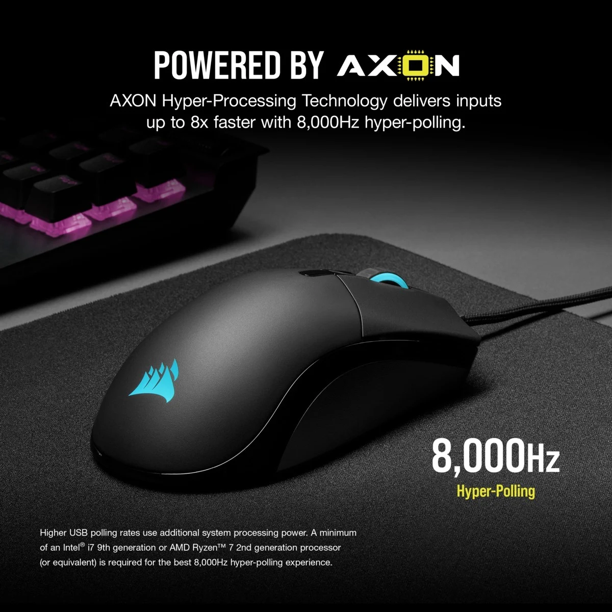 Chuột Corsair Harpoon RGB Wireless Axon