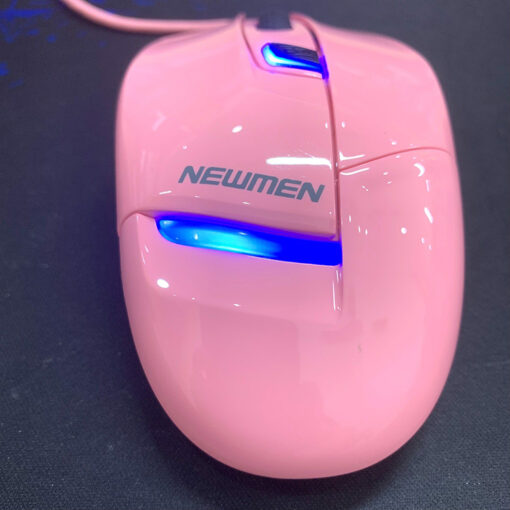 Chuột Gaming có dây Newmen G10 hồng