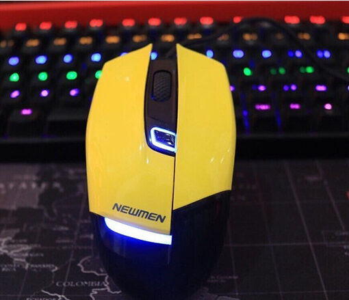 Chuột Gaming có dây Newmen G10 vàng chính hãng