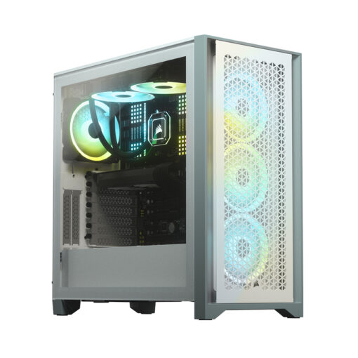 Vỏ Case Corsair 4000D Airflow TG White (CC-9011201-WW)