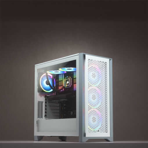 Vỏ Case Corsair 4000D Airflow TG White (CC-9011201-WW) chính hãng giá rẻ