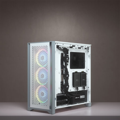 Vỏ Case Corsair 4000D Airflow TG White (CC-9011201-WW) chính hãng giá rẻ tại Nguyễn Vũ Store