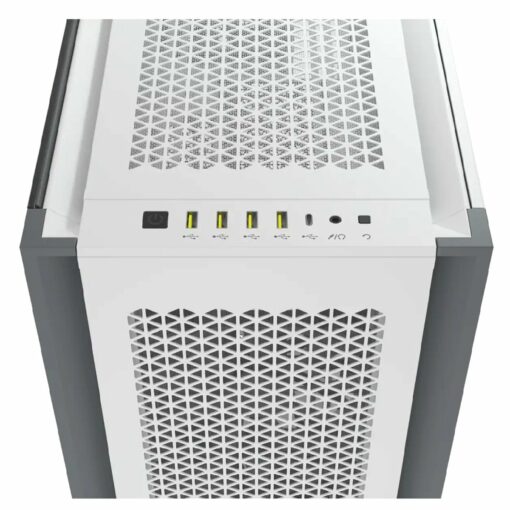 Vỏ Case Corsair 7000D Airflow TG White cổng kết nối