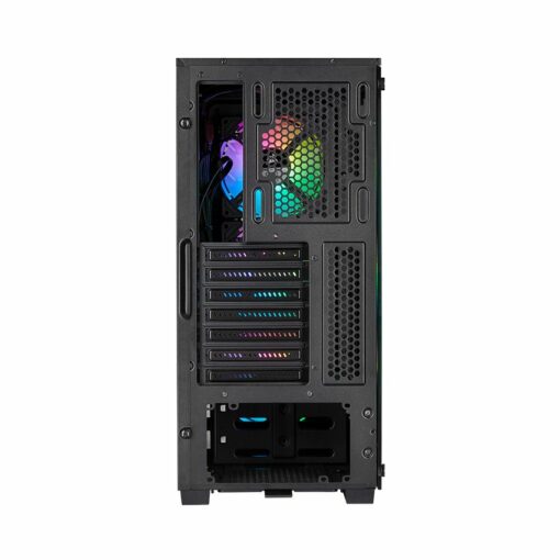 Vỏ Case Corsair iCUE 220T Airflow Black (CC-9011173-WW) phía sau