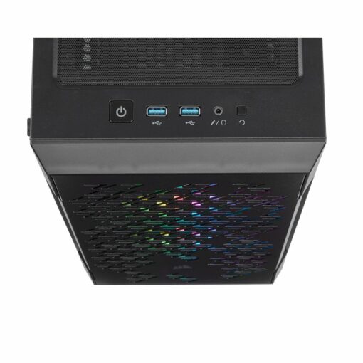 Vỏ Case Corsair iCUE 220T Airflow Black (CC-9011173-WW) cổng kết nối