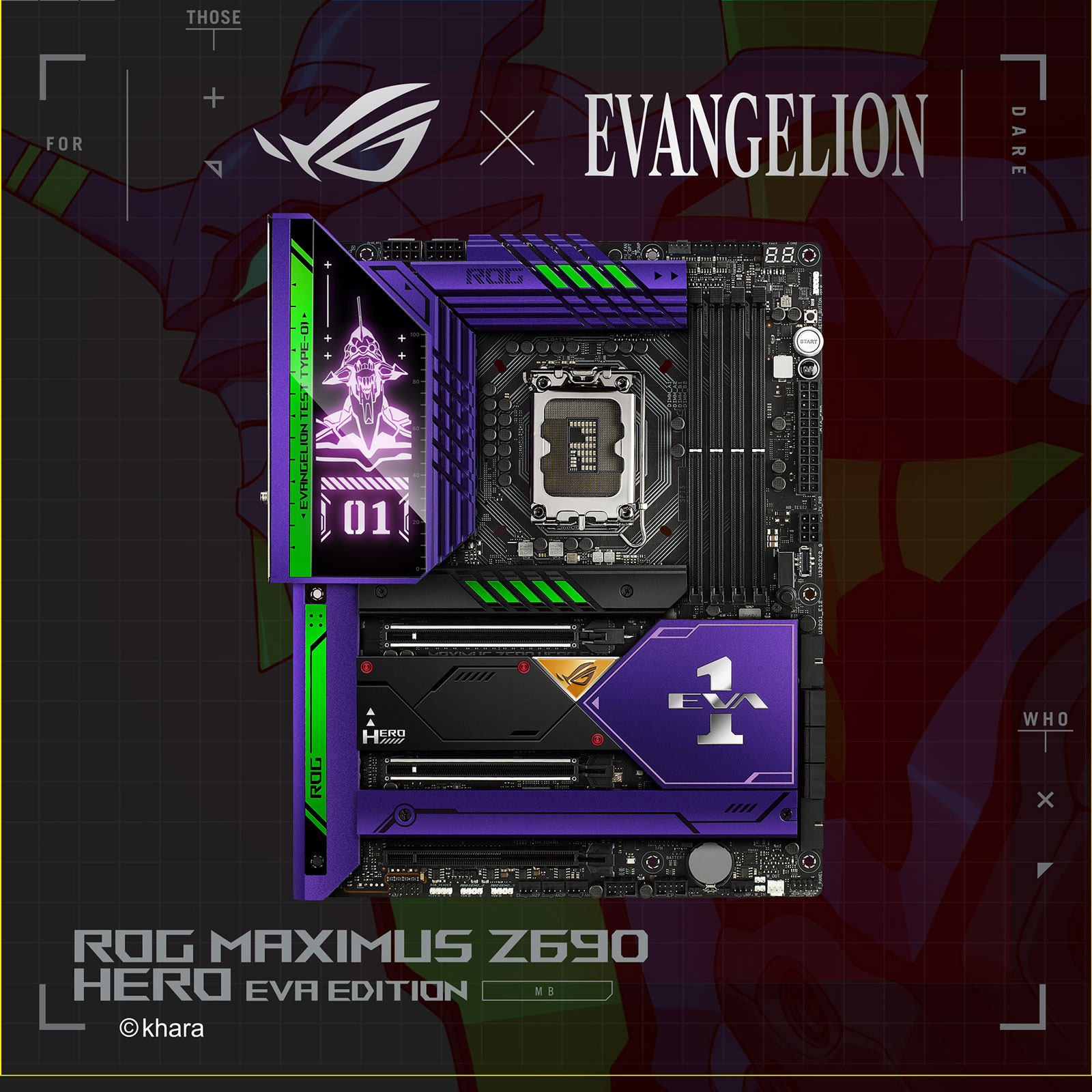 Mainboard Asus ROG Maximus Z690 HERO EVA Edition