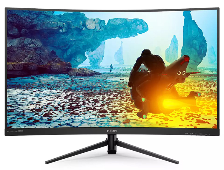 Màn hình cong Philips 322M8CZ thiết kế tinh tế